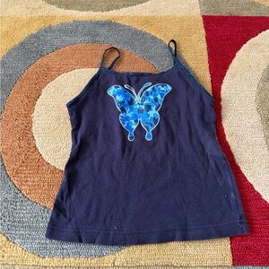 SWAT Y2K Style Vintage Early 2000’s Cami Tank Top Butterfly Kids Size Medium